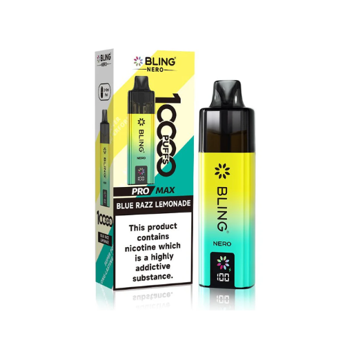Crystal Bling Nero 10k Vape Kit Box of 5