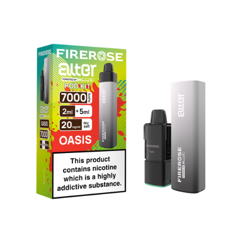 Elux Firerose Alter 7000 Puff Pod Kit - Pack of 5