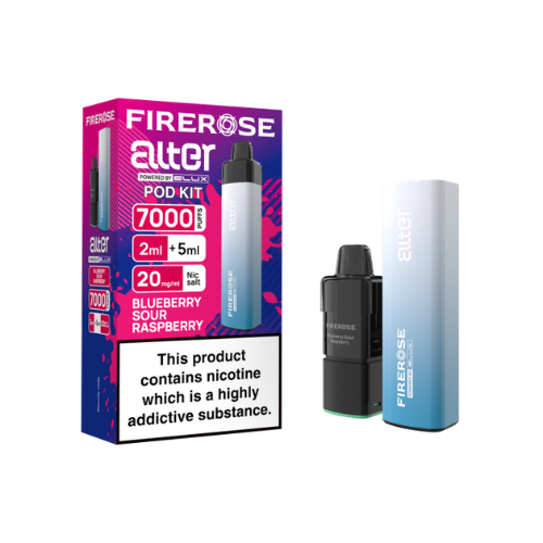 Elux Firerose Alter 7000 Puff Pod Kit - Pack of 5