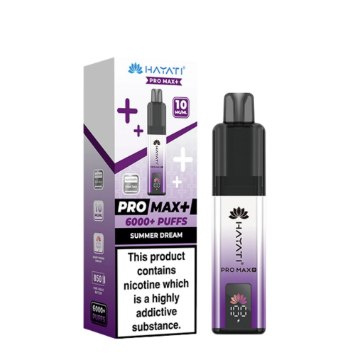 Hayati Pro Max+ 6000 10mg Prefilled Pod Kit - Pack of 5
