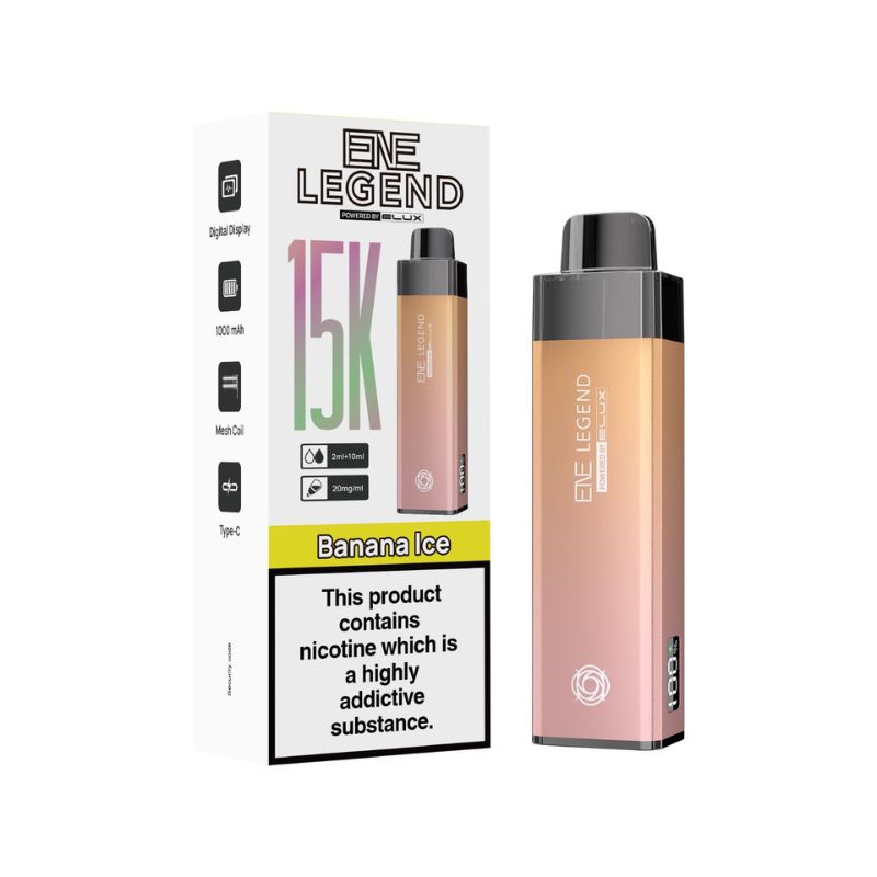 ENE LEGEND 15000 Prefilled Pod Kit LEGAL DEVICE (Pack of 5)
