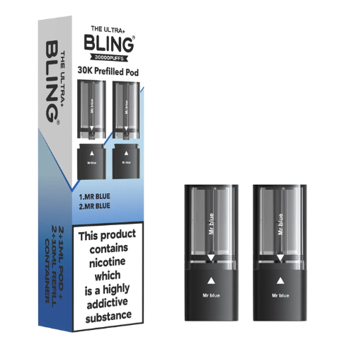 The Bling Ultra Plus 30k Replacement Pods Pack of 5