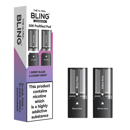 The Bling Ultra Plus 30k Replacement Pods Pack of 5