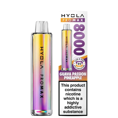 Hyola Pro Max 8000 Puffs Prefilled Pod Kit - Box of 5 (Ban Proof)