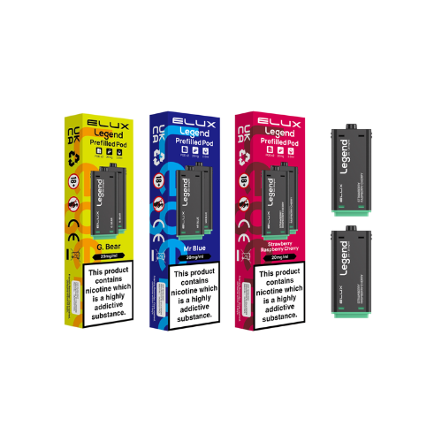 Elux Legend 1500 Prefilled Pods- Box of 10
