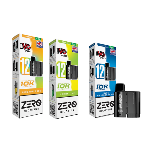 IVG PRO 12 Refill Pod 2ml ZERO NICOTINE - Pack of 5