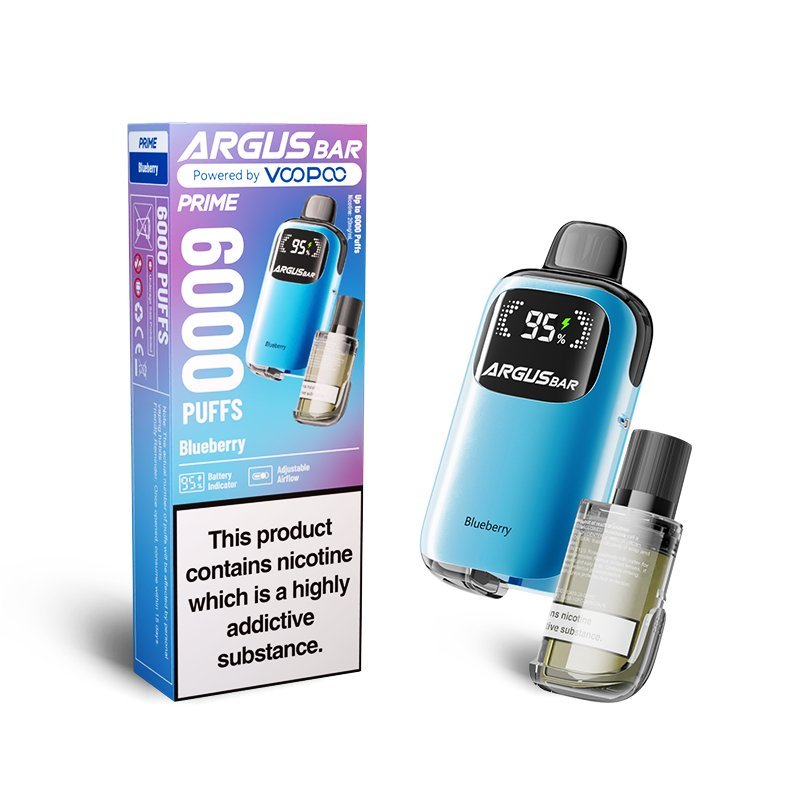 Buy Bulk ARGUS Bar Prime 6000 Disposable Vape Box of 5 - Vape Wholesale Mcr