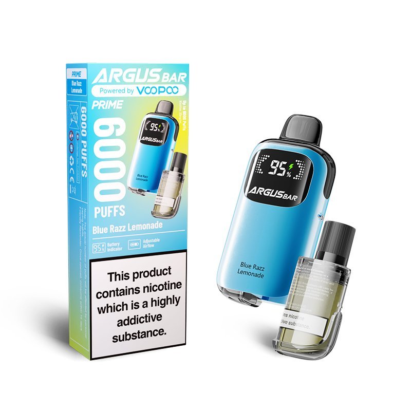 Buy Bulk ARGUS Bar Prime 6000 Disposable Vape Box of 5 - Vape Wholesale Mcr