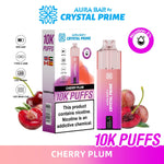 Buy Bulk Aura Bar 10K Disposable Vape By Crystal Prime Pack of 5 - Vape Wholesale Mcr
