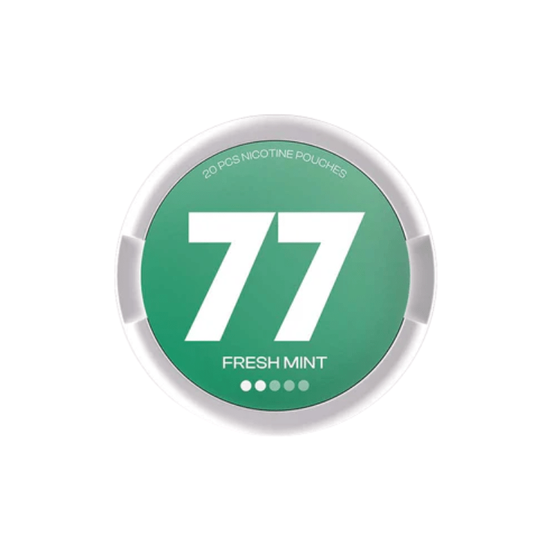 Buy Bulk 77 Light Nicotine Pouches 5mg Range - Pack of 10 - Vape Wholesale Mcr