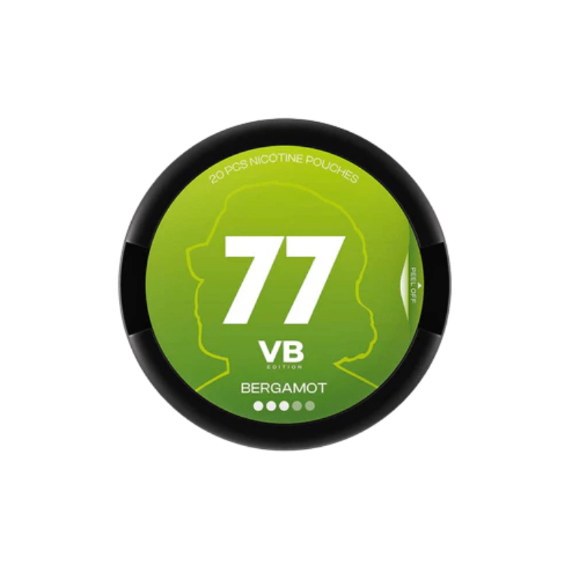 Buy Bulk 77 VB Edition Light Nicotine Pouches Range 5/10/20mg - Pack of 10 - Vape Wholesale Mcr