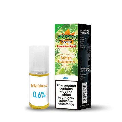 Buy Bulk AMAZONIA VAPE JUICE 10ML E LIQUID 50/50 TPD E CIG REFILL - Pack of 20 - Vape Wholesale Mcr