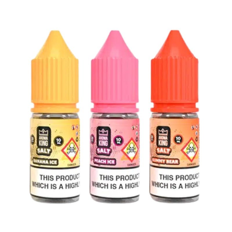 Buy Bulk Aroma King Nic Salts 10ml E - liquids - Pack of 10 - Vape Wholesale Mcr