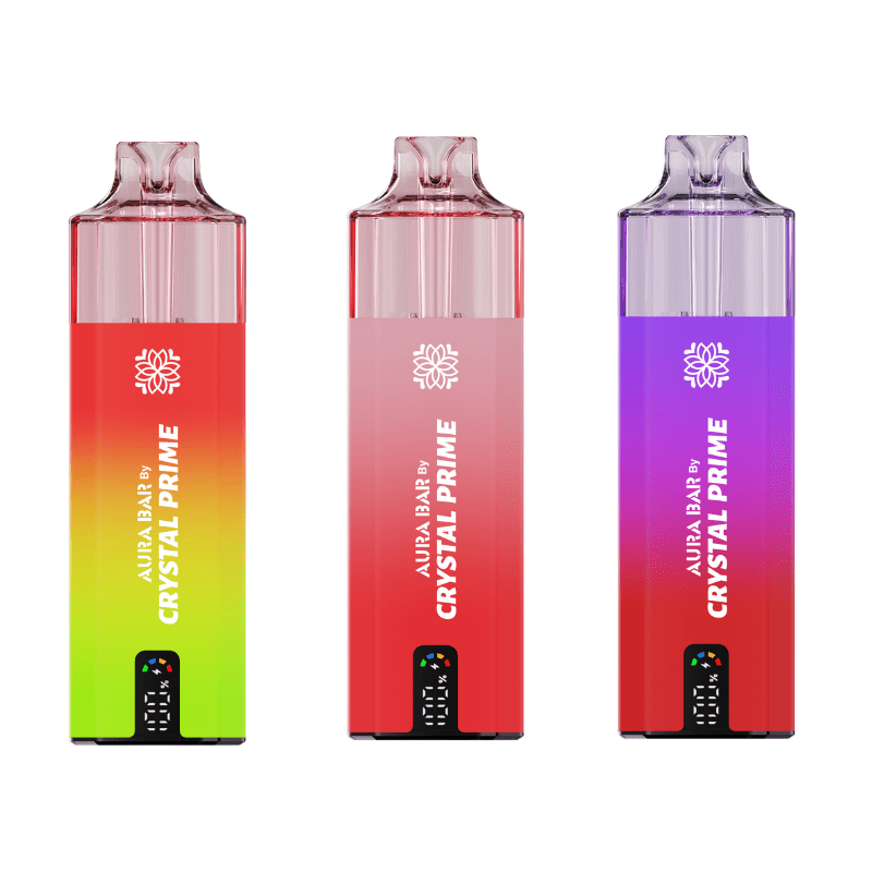 Buy Bulk Aura Bar 10K Disposable Vape By Crystal Prime - Pack of 5 (Ban Proof) - Vape Wholesale Mcr