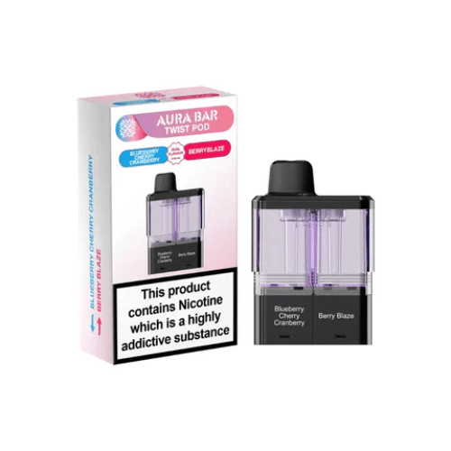Buy Bulk Aura Bar Twist 40k Prefilled Pods - Pack of 5 - Vape Wholesale Mcr