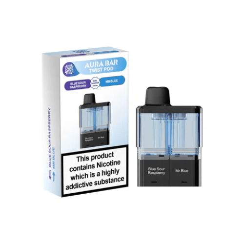 Buy Bulk Aura Bar Twist 40k Prefilled Pods - Pack of 5 - Vape Wholesale Mcr