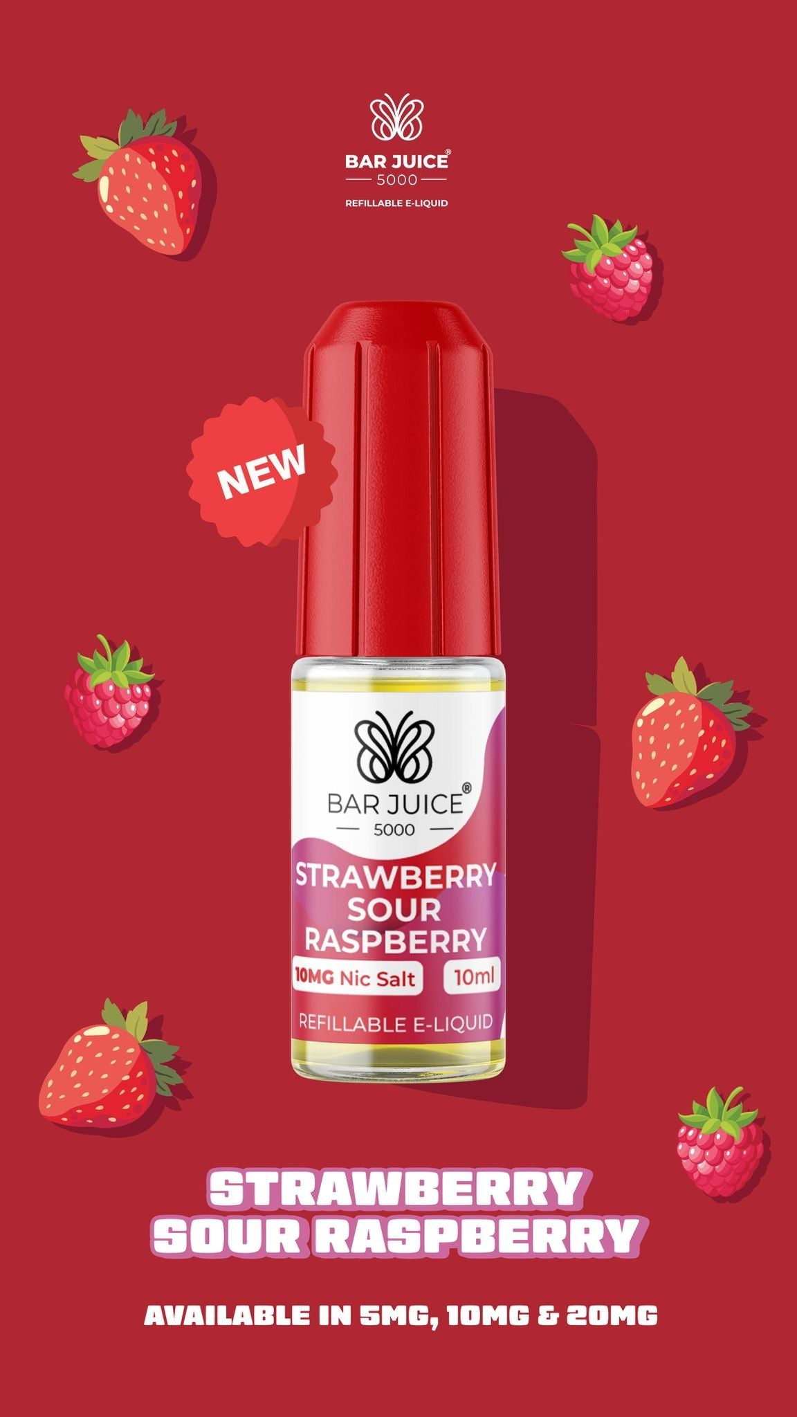 Buy Bulk Bar Juice 5000 10ml Nic Salts E - liquids Box of 10 - Vape Wholesale Mcr