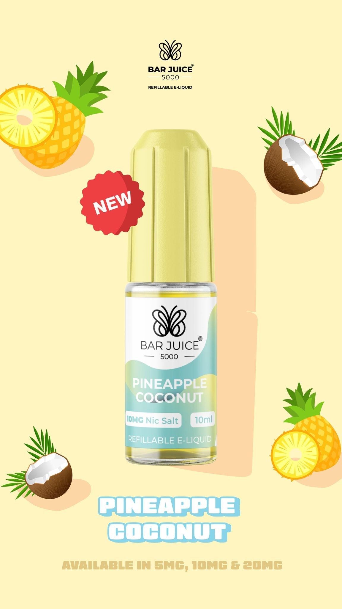 Buy Bulk Bar Juice 5000 10ml Nic Salts E - liquids Box of 10 - Vape Wholesale Mcr