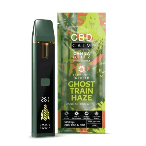 Buy Bulk CBD Calm CANNABLITZ 1800mg Prefilled Vape Kit - Vape Wholesale Mcr