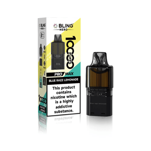 Buy Bulk Crystal Bling Nero 10k Prefilled Pods Box of 5 - Vape Wholesale Mcr