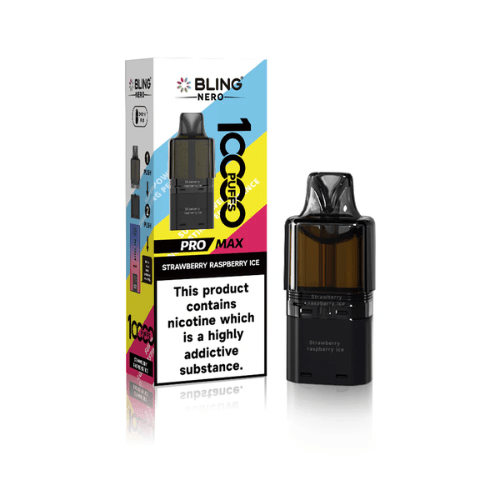Buy Bulk Crystal Bling Nero 10k Prefilled Pods Box of 5 - Vape Wholesale Mcr