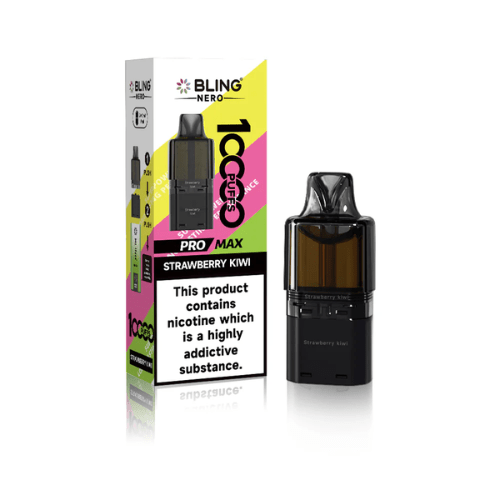 Buy Bulk Crystal Bling Nero 10k Prefilled Pods Box of 5 - Vape Wholesale Mcr