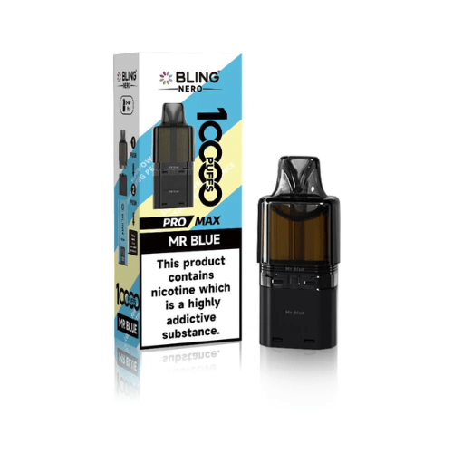 Buy Bulk Crystal Bling Nero 10k Prefilled Pods Box of 5 - Vape Wholesale Mcr
