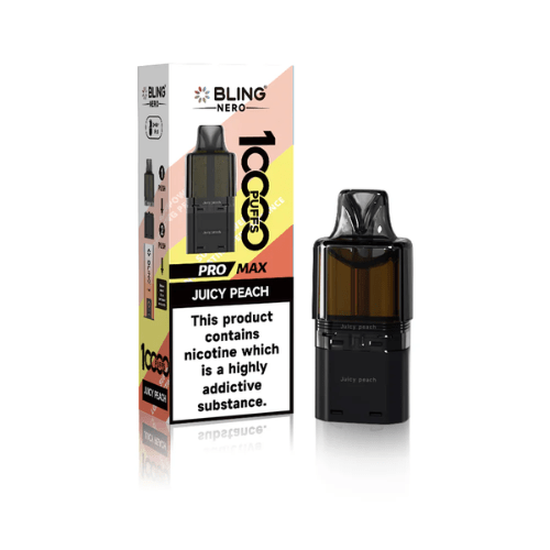 Buy Bulk Crystal Bling Nero 10k Prefilled Pods Box of 5 - Vape Wholesale Mcr