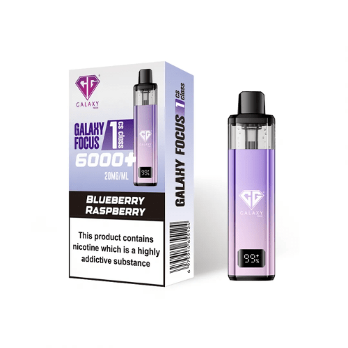 Buy Bulk Crystal Galaxy Focus 1 6000 Puffs Prefilled Pod Kit - Box of 5 - Vape Wholesale Mcr