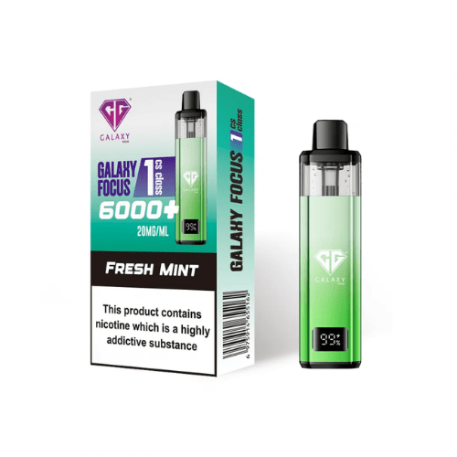 Buy Bulk Crystal Galaxy Focus 1 6000 Puffs Prefilled Pod Kit - Box of 5 - Vape Wholesale Mcr
