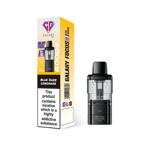 Buy Bulk Crystal Galaxy Focus 1 6000 Refill Pods - Box of 5 - Vape Wholesale Mcr
