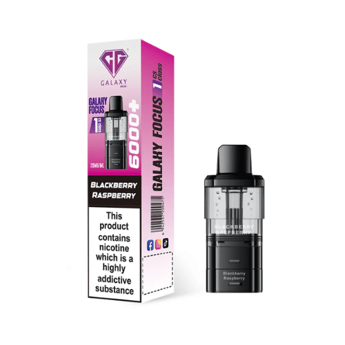 Buy Bulk Crystal Galaxy Focus 1 6000 Refill Pods - Box of 5 - Vape Wholesale Mcr