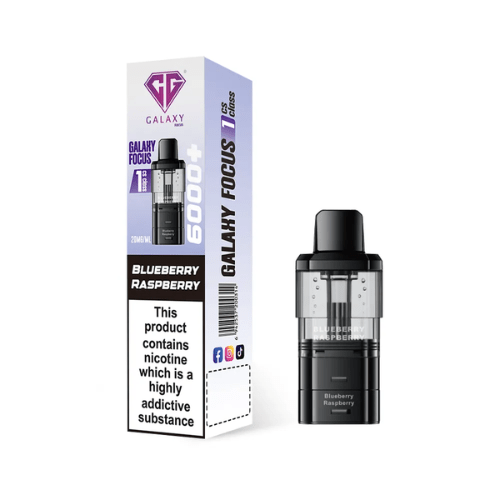Buy Bulk Crystal Galaxy Focus 1 6000 Refill Pods - Box of 5 - Vape Wholesale Mcr