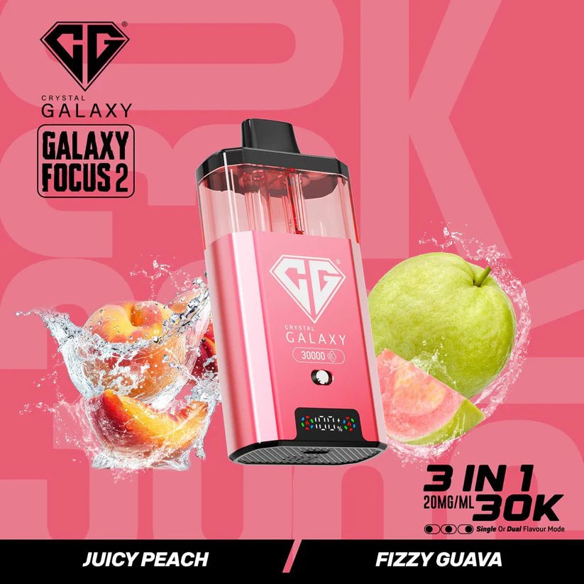 Buy Bulk Crystal Galaxy Focus 2 30000 Puffs - Box of 5 (Ban Proof) - Vape Wholesale Mcr