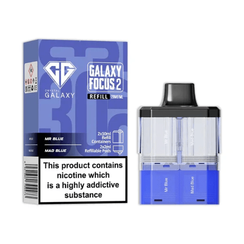 Buy Bulk Crystal Galaxy Focus 2 30K Prefilled Pods - Box of 5 - Vape Wholesale Mcr
