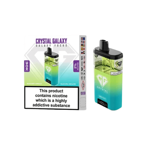 Buy Bulk Crystal Galaxy Focus 30000 Puffs Prefilled Vape kit - Box of 5 - Vape Wholesale Mcr