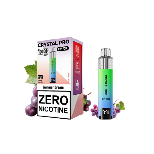 Buy Bulk Crystal Pro CP 10000 Puffs Prefilled Pod Kit 0MG NO NICOTINE - Box of 5 (Ban Proof) - Vape Wholesale Mcr