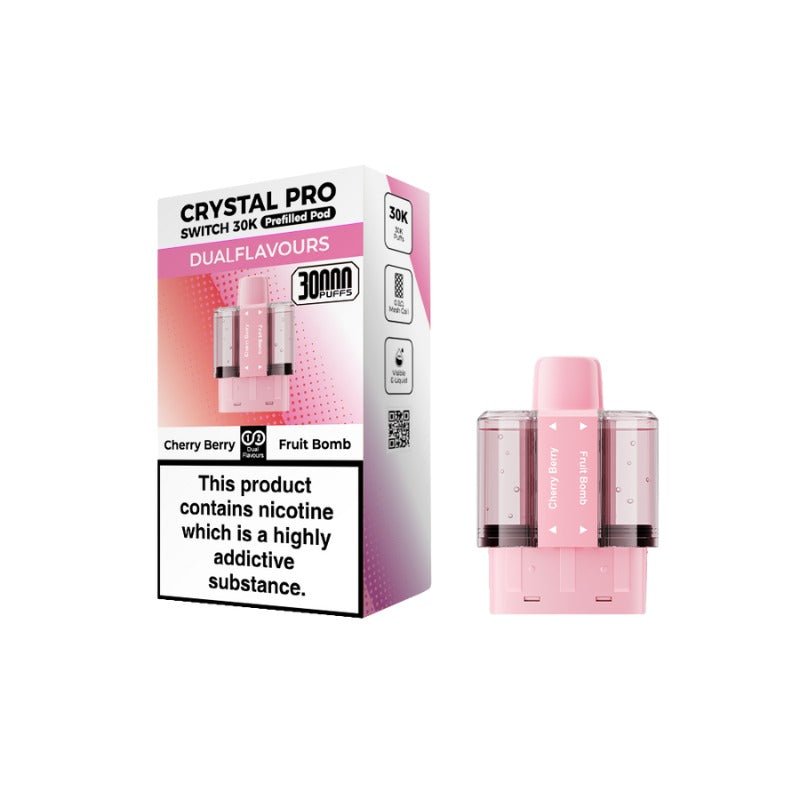 Buy Bulk Crystal Pro Switch 30K Prefilled Pods - Vape Wholesale Mcr