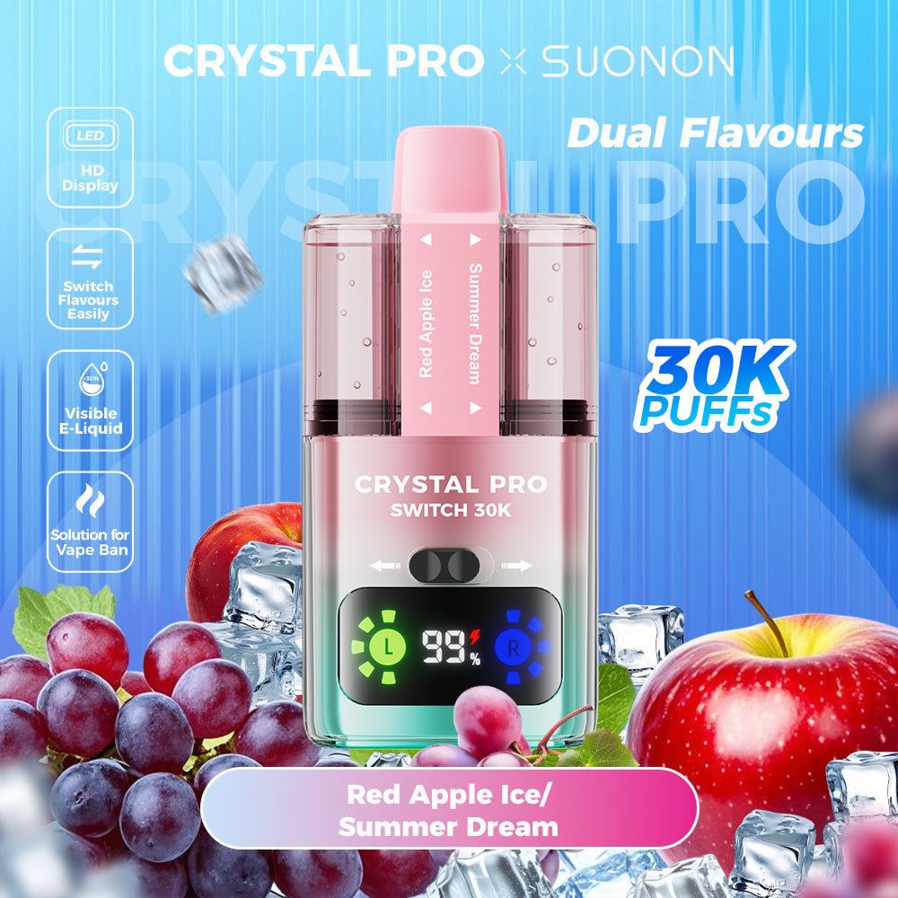 Buy Bulk Crystal Pro Switch 30K Puff Disposable Vape - Vape Wholesale Mcr