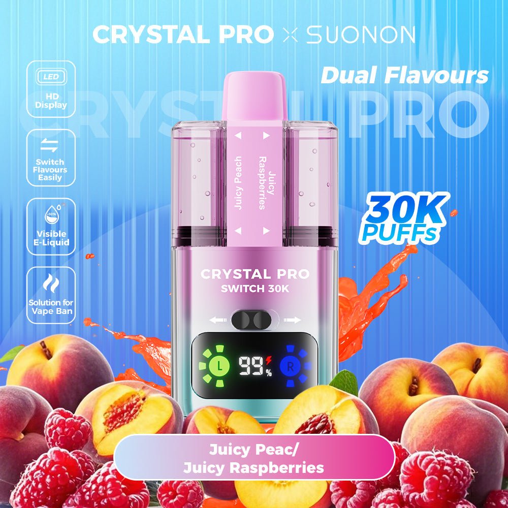 Buy Bulk Crystal Pro Switch 30K Puff Disposable Vape - Vape Wholesale Mcr