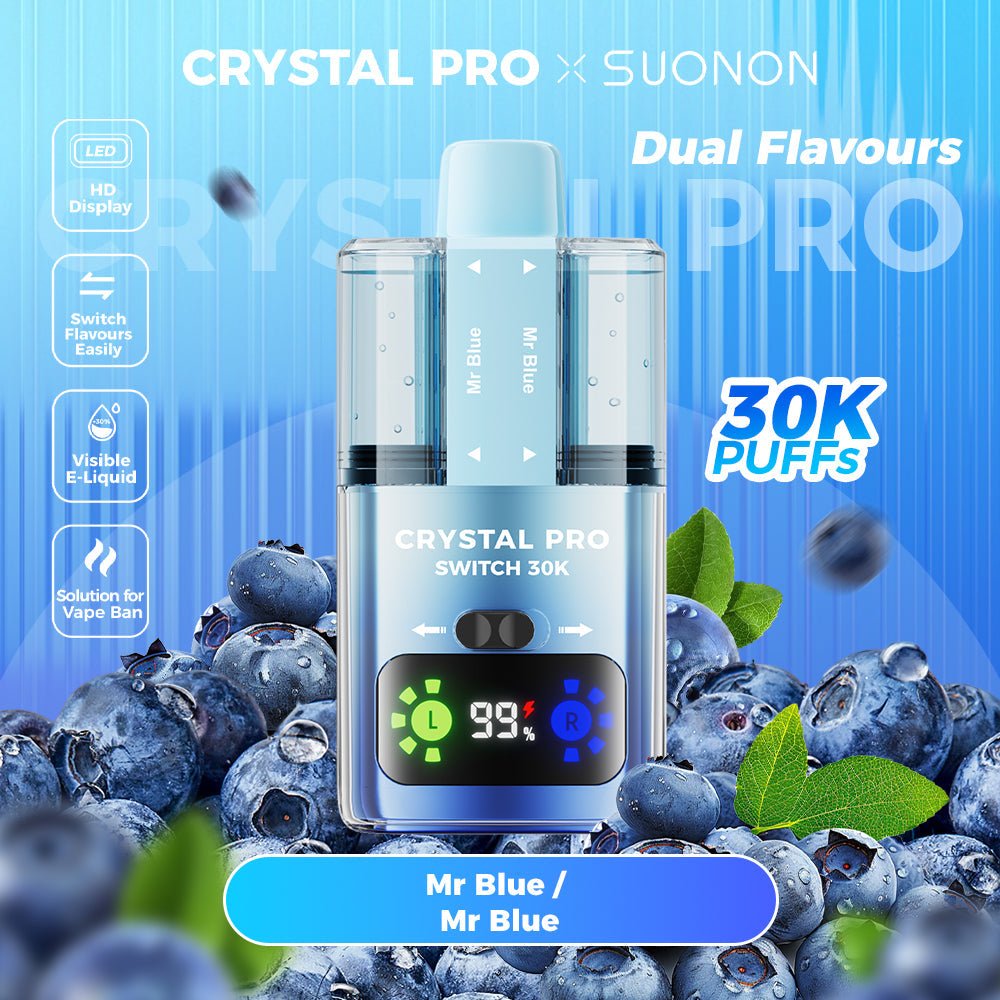 Buy Bulk Crystal Pro Switch 30K Puff Disposable Vape - Vape Wholesale Mcr