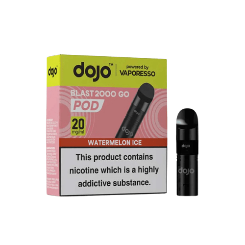 Buy Bulk Dojo Blast 2000 Go Replaceable Pod 20mg - Pack of 5 - Vape Wholesale Mcr