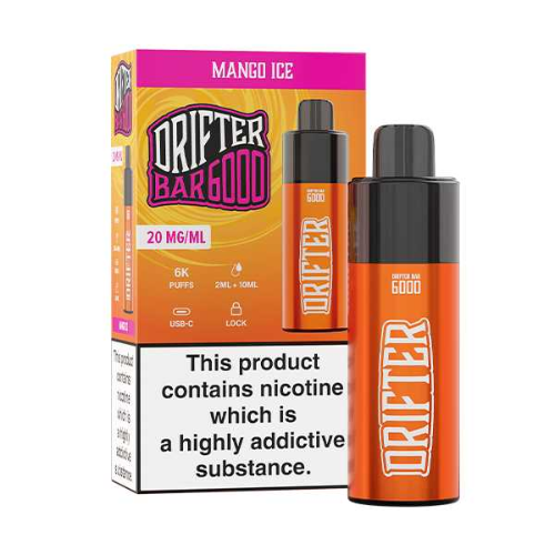 Buy Bulk Drifter Bar 6K Prefilled Pod Vape Kit - Box of 5 - Vape Wholesale Mcr