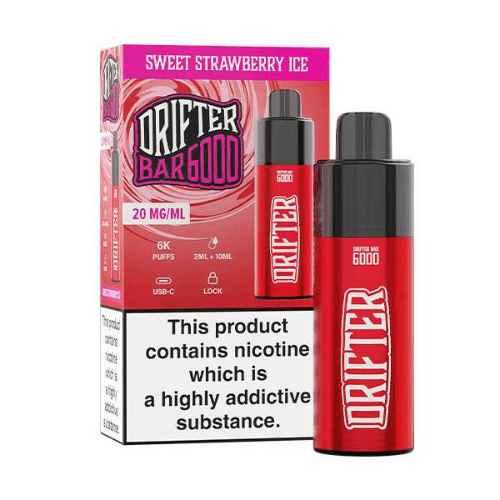 Buy Bulk Drifter Bar 6K Prefilled Pod Vape Kit - Box of 5 - Vape Wholesale Mcr