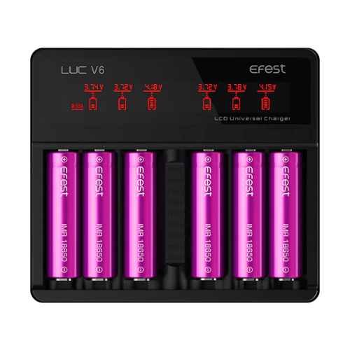 Buy Bulk Efest - LUC V6 LCD Universal Charger - Vape Wholesale Mcr
