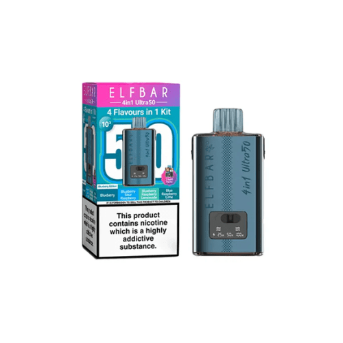 Buy Bulk Elf Bar 4 in 1 Ultra 50 Prefilled Pod Kit - Pack of 5 - Vape Wholesale Mcr