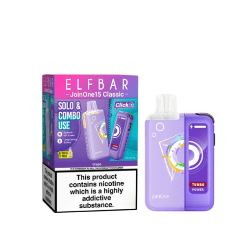 Buy Bulk Elf Bar Join one 15 Classic Prefilled Pod Kit - Box of 5 - Vape Wholesale Mcr