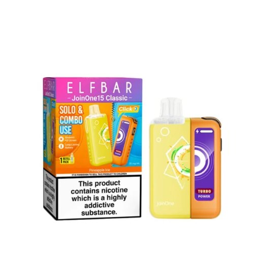 Buy Bulk Elf Bar Join one 15 Classic Prefilled Pod Kit - Box of 5 - Vape Wholesale Mcr