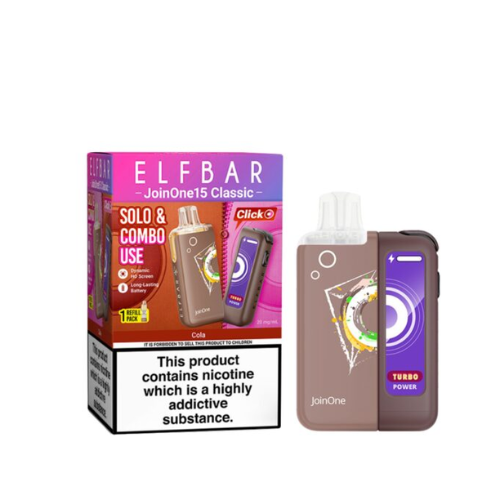 Buy Bulk Elf Bar Join one 15 Classic Prefilled Pod Kit - Box of 5 - Vape Wholesale Mcr