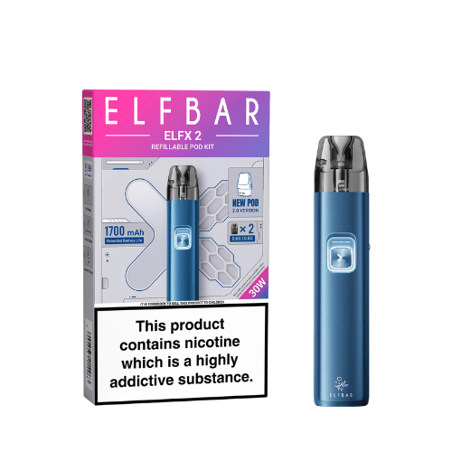 Buy Bulk ELFBAR ELFX 2.0 2ml Pod KIT Refillable Pod Starter Kit - Vape Wholesale Mcr